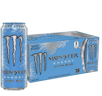 【1000+ Times Added to Cart】Monster Energy Drink by Coca-Cola, 330mL (15 Cans) | Sugar-Free, Energy & Vitamin Boost