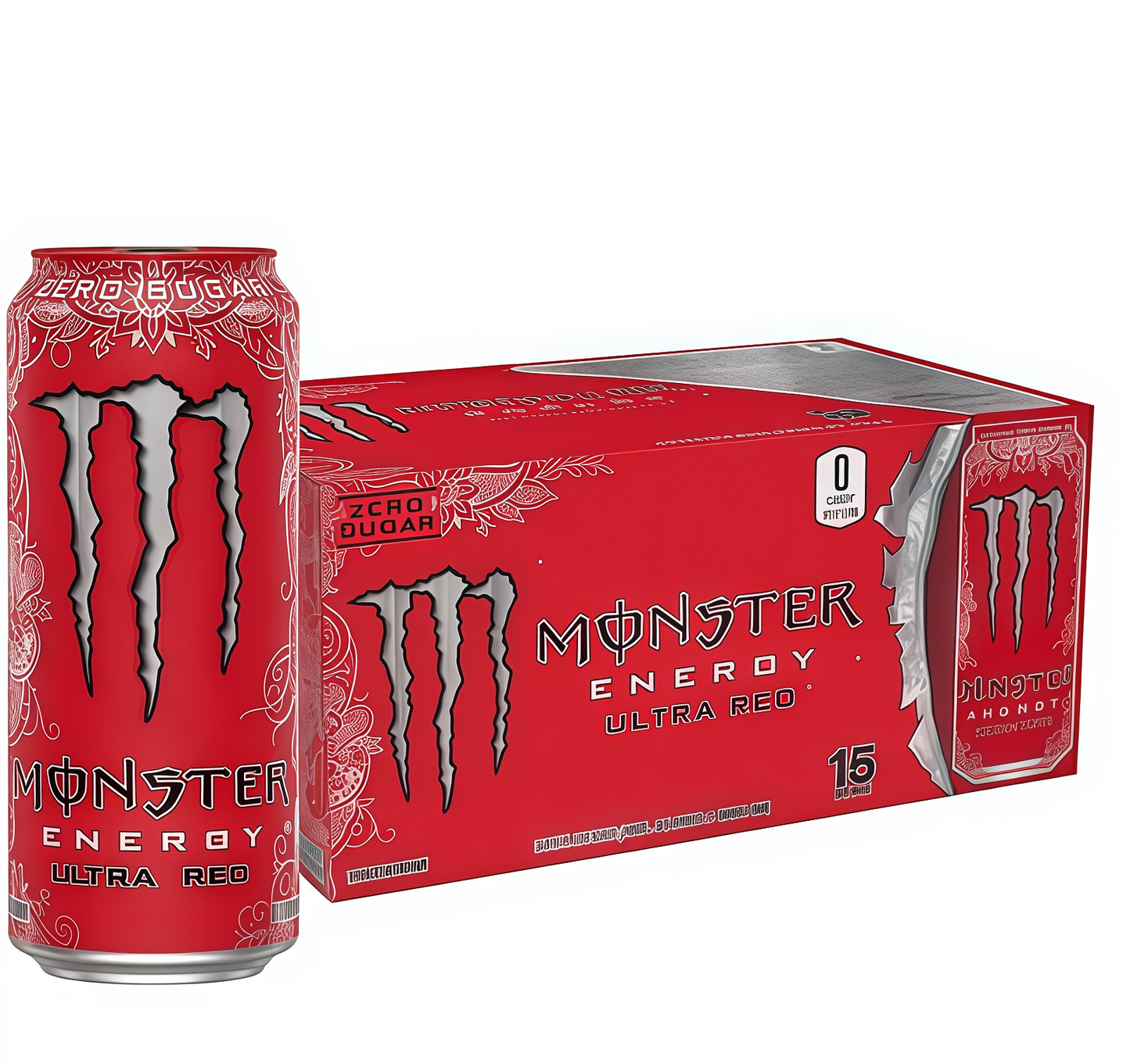 【1000+ Times Added to Cart】Monster Energy Drink by Coca-Cola, 330mL (15 Cans) | Sugar-Free, Energy & Vitamin Boost