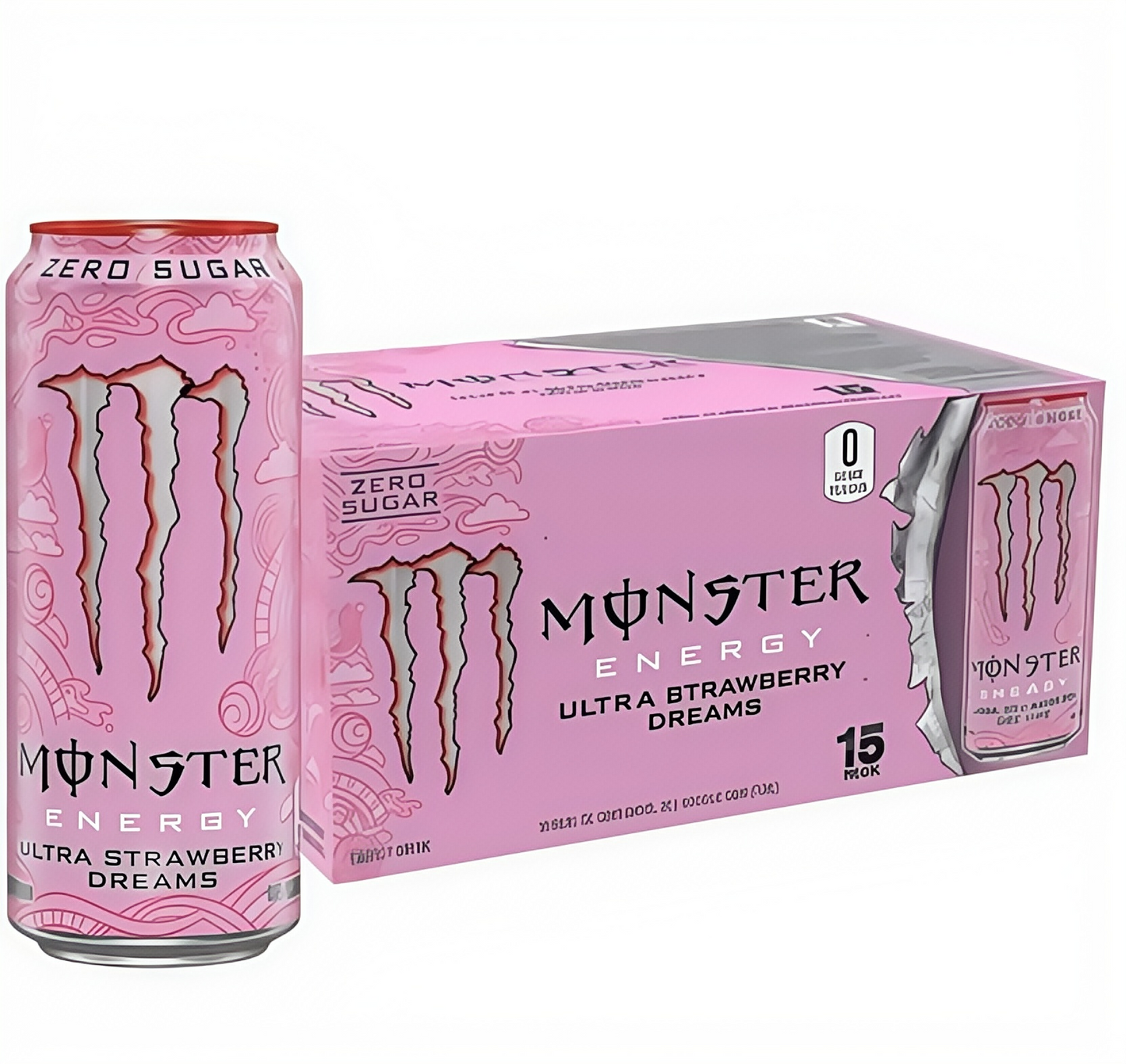 【1000+ Times Added to Cart】Monster Energy Drink by Coca-Cola, 330mL (15 Cans) | Sugar-Free, Energy & Vitamin Boost