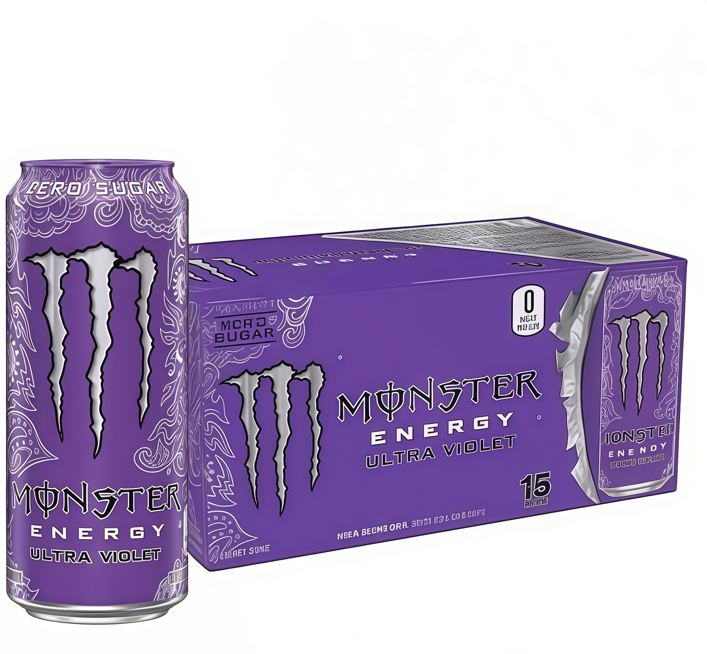 【1000+ Times Added to Cart】Monster Energy Drink by Coca-Cola, 330mL (15 Cans) | Sugar-Free, Energy & Vitamin Boost