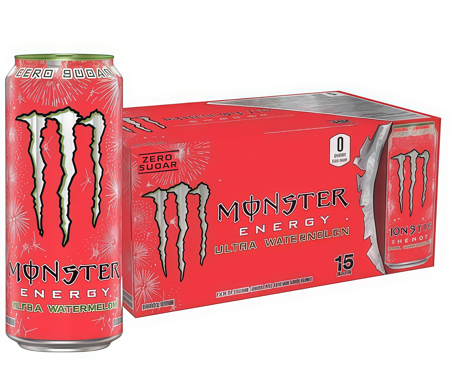 【1000+ Times Added to Cart】Monster Energy Drink by Coca-Cola, 330mL (15 Cans) | Sugar-Free, Energy & Vitamin Boost