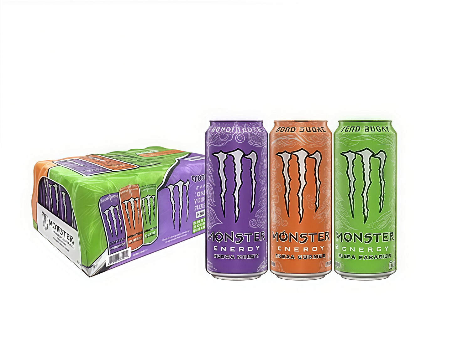 【1000+ Times Added to Cart】Monster Energy Drink by Coca-Cola, 330mL (15 Cans) | Sugar-Free, Energy & Vitamin Boost