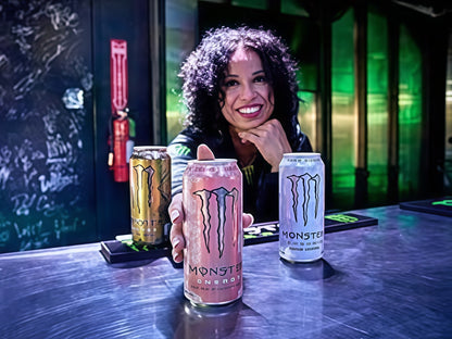 【1000+ Times Added to Cart】Monster Energy Drink by Coca-Cola, 330mL (15 Cans) | Sugar-Free, Energy & Vitamin Boost